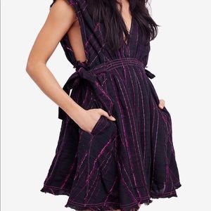 Free People Cactus Flowers Mini Dress